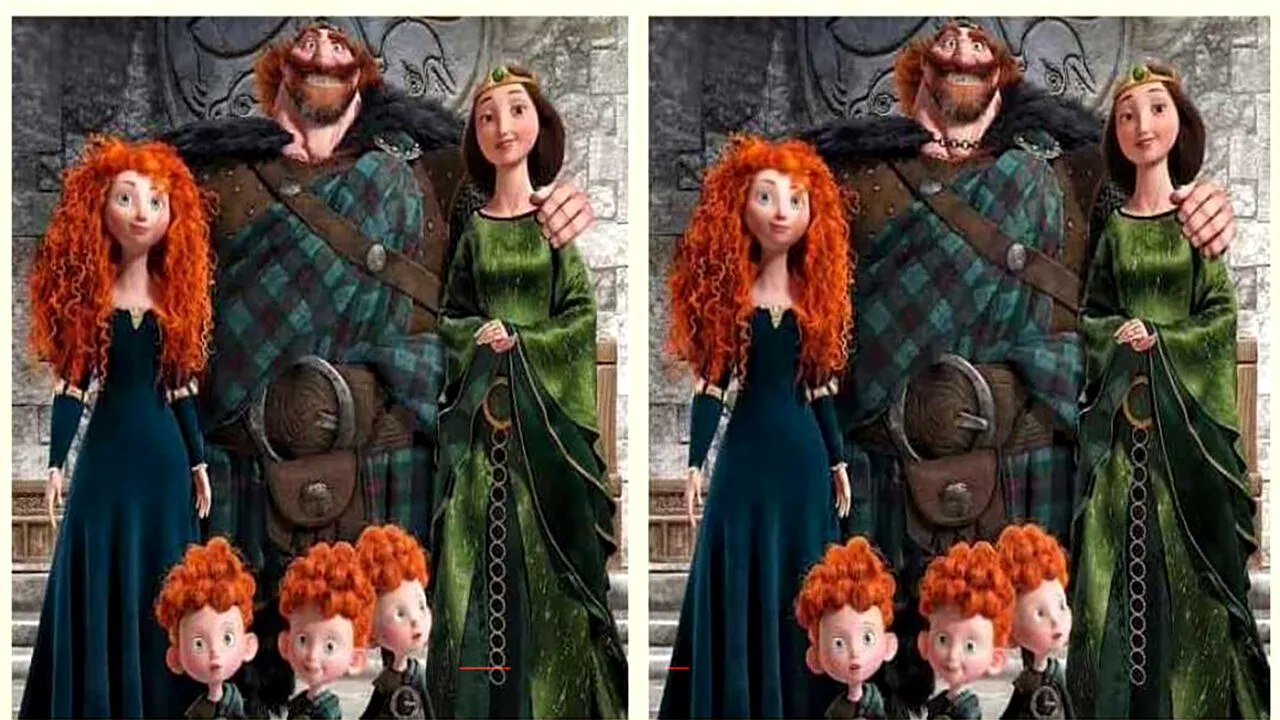 Test de logică | Identificați toate cele 3 diferențe dintre cele două fotografii regale