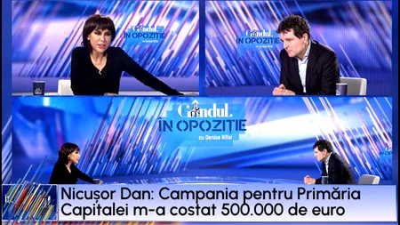 Nicușor Dan: „Campania prezidențială m-ar putea costa până la 2 milioane de euro, banii vor fi obținuți din DONAȚII și împrumuturi”