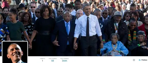 Barack Obama și-a redeschis, cu permisiunea serviciilor de securitate, contul oficial de Twitter