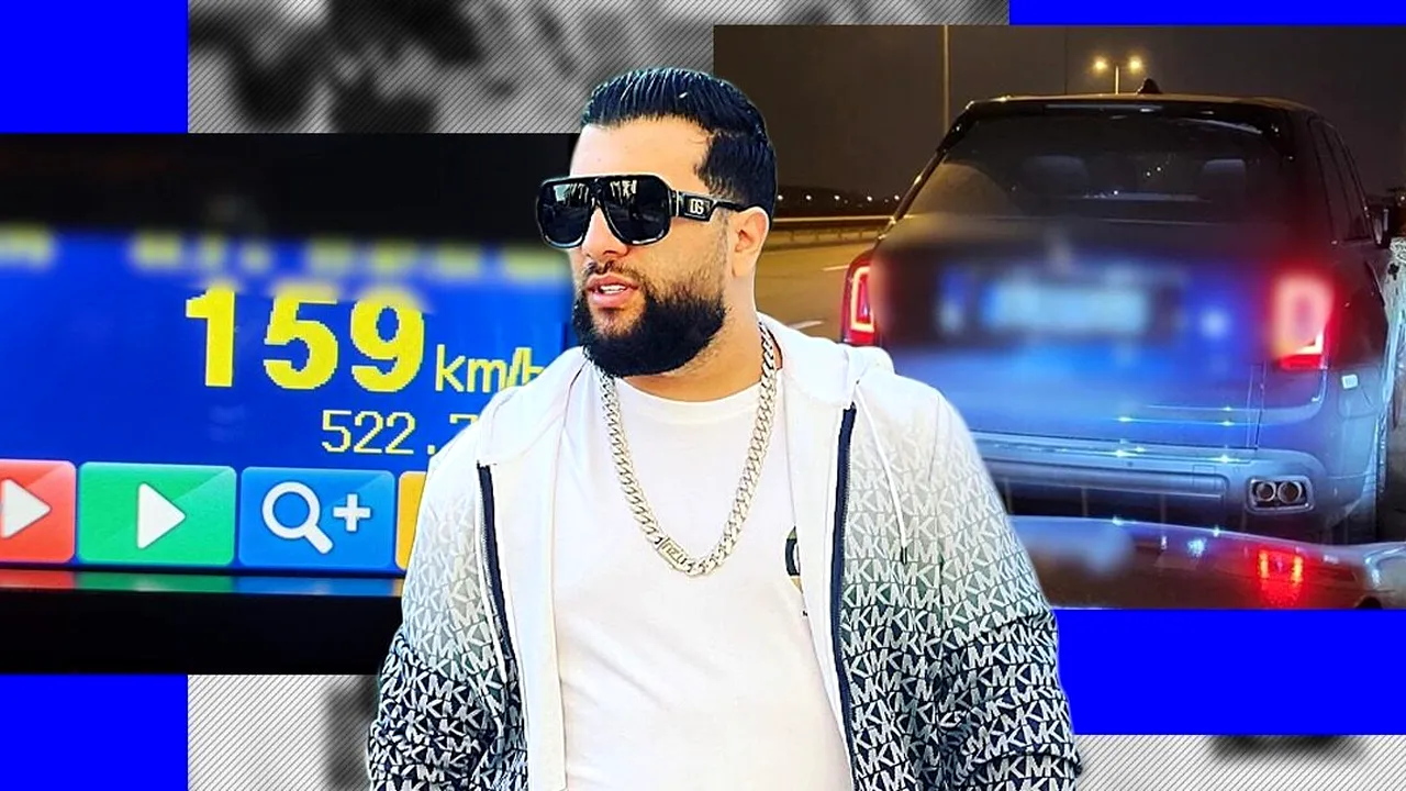 „Alo, baza, baza”! TZANCĂ URAGANU, lăsat fără permis de conducere pentru 90 de zile după ce fost prins gonind cu 159 km/h pe A3!