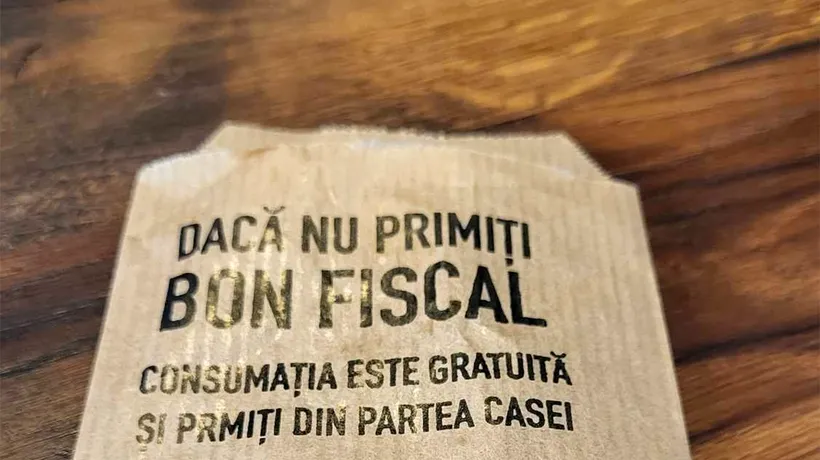 Anunț fabulos într-un bar din Cluj: Dacă nu primiți bon fiscal, consumația e gratuită și primiți un..