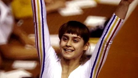 Imagine de colecție cu Nadia Comăneci din 1976 în SUA. Cum a fost surprinsă gimnasta de ”10” în Madison Square Garden?