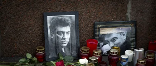 Un memorial improvizat de la locul asasinării lui Boris Nemțov a fost vandalizat