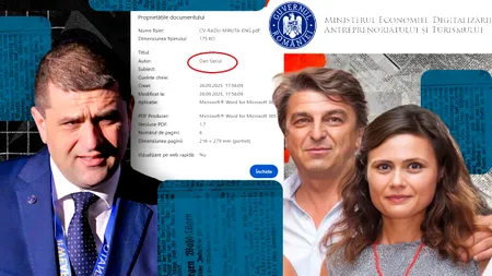Ministerul Economiei a ajuns o afacere de familie sub șefia lui Miruță. CV-ul ministrului a fost redactat de soțul șefei de cabinet pe care Miruță o plimba pe banii străinilor și o numește în CA-uri bănoase. Soțul Ioanei Răduca nu are nicio calitate oficială
