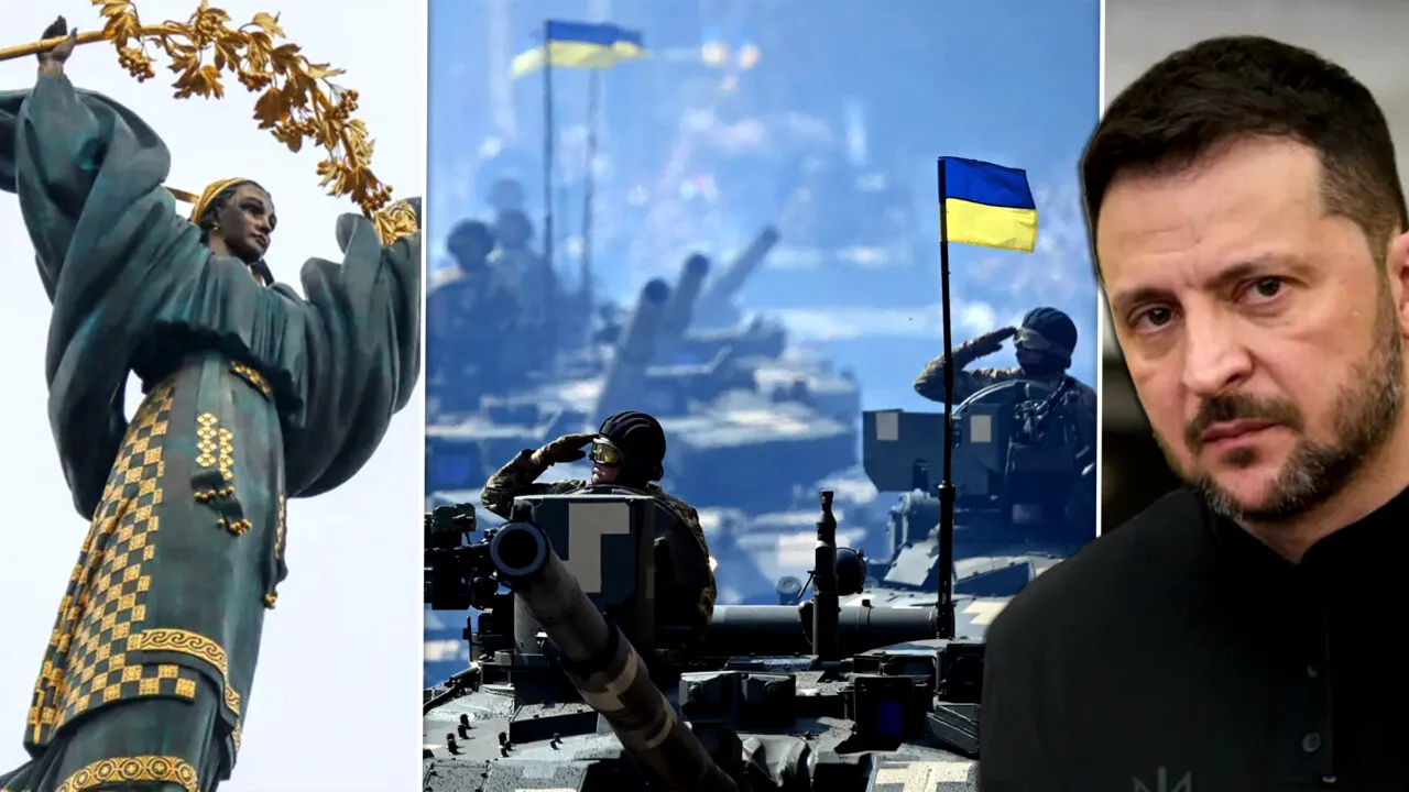 Ucraina își celebrează 35 de ani de independență sub semnul războiului. Liderii europeni au mers la Kiev în semn de sprijin
