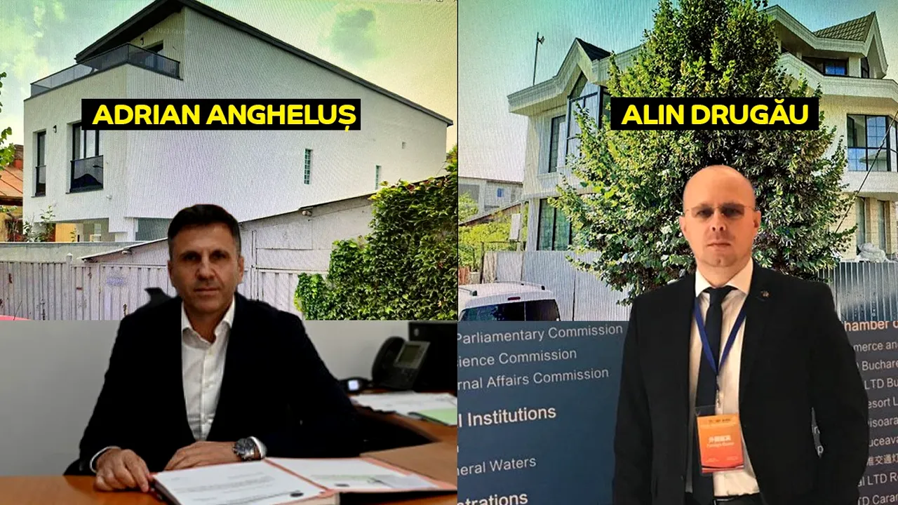 Finul Angheluș de la Poliția Locală S2 și nașul Drugău de la ADP S2 și-au construit PALATE DE „BUGETARI”. Fini și verișori, în funcții de conducere!