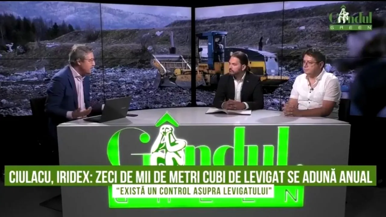 Gândul Green. Cristian Ciulacu: ”Din acest moment, Bucureștiul mai are timp de depozitare de doi ani”/ Flavius Baciu: ”30 de ani durează monitorizarea după închiderea gropii de gunoi”/ Lazăr Cristian: ”Dacă s-ar face o colectare selectivă, există până la 30% de deseuri reciclabile”