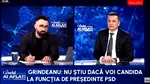 Sorin GRINDEANU, indecis cu privire la funcția de președinte al PSD: „Am înțeles această dorință a colegilor mei. Trebuie să existe o energie internă”