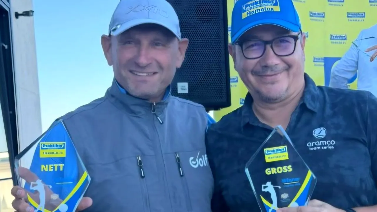 Viorel Cataramă şi Victor Ponta, campioni la cel mai mare turneu de golf pentru amatori, din ţară