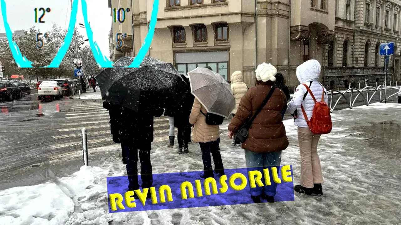 Revin ninsorile în București. Când se întoarce iarna, potrivit meteorologilor Accuweather. Data exactă