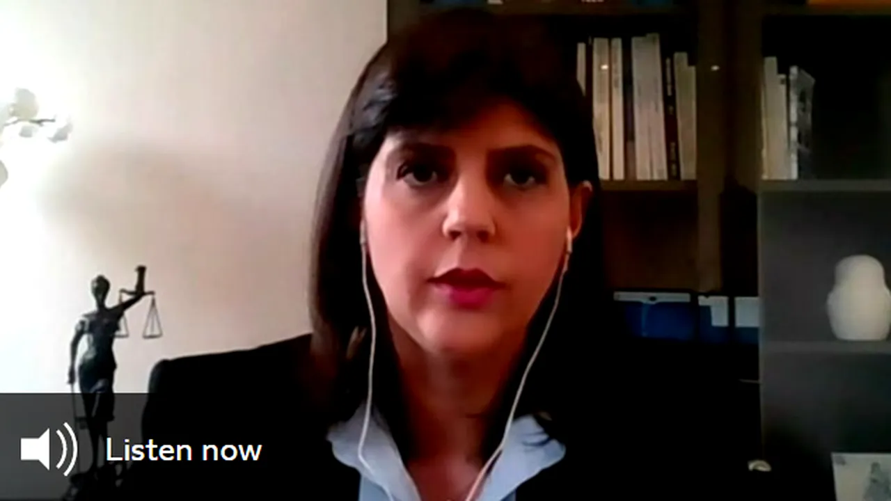 Interviu BBC cu Laura Kovesi.  Jurnalist BBC către Kovesi: ”Dacă  aduceți metoda cooperării cu serviciile secrete în Europa, veți face mulți oameni nefericiți”/ Kovesi: ”La nivel european voi lucra legal, așa cum am făcut în România”