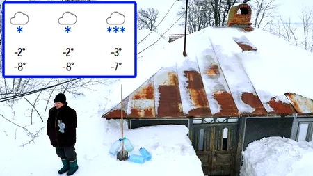 IARNĂ  cruntă în România! Orașele în care ninge începând de vineri, potrivit meteorologilor Accuweather