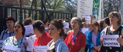 Protest la Institutul „Marius Nasta. Angajații unității medicale s-au trezit cu salarii cu până la 1.400 lei mai mici: „Suntem expuși riscului de îmbolnăvire și ei ne taie sporurile