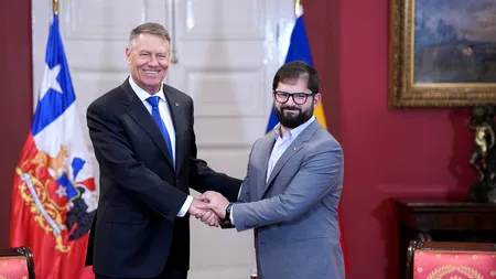VIDEO | Președintele Klaus Iohannis, primit de omologul său din Chile, Gabriel Boric. Ce subiecte se află pe agenda discuțiilor oficiale