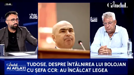 Mihai Tudose condamnă întâlnirea dintre Ilie Bolojan și Simina Tănăsescu: „E ilegal să intri în biroul președintelui Senatului în lipsa lui”