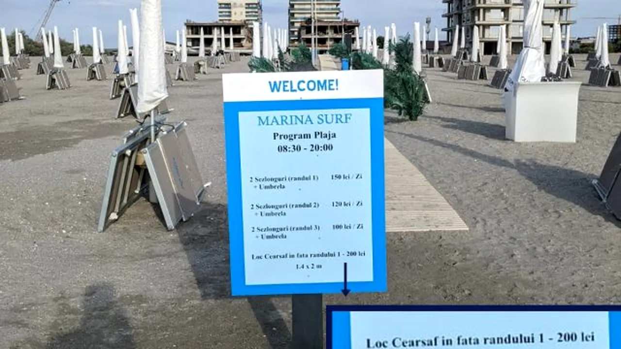 E incredibil unde s-a ajuns: Un loc de cearșaf la malul Mării Negre costă 200 de lei/ Reacția oficialilor de la Protecția Consumatorului