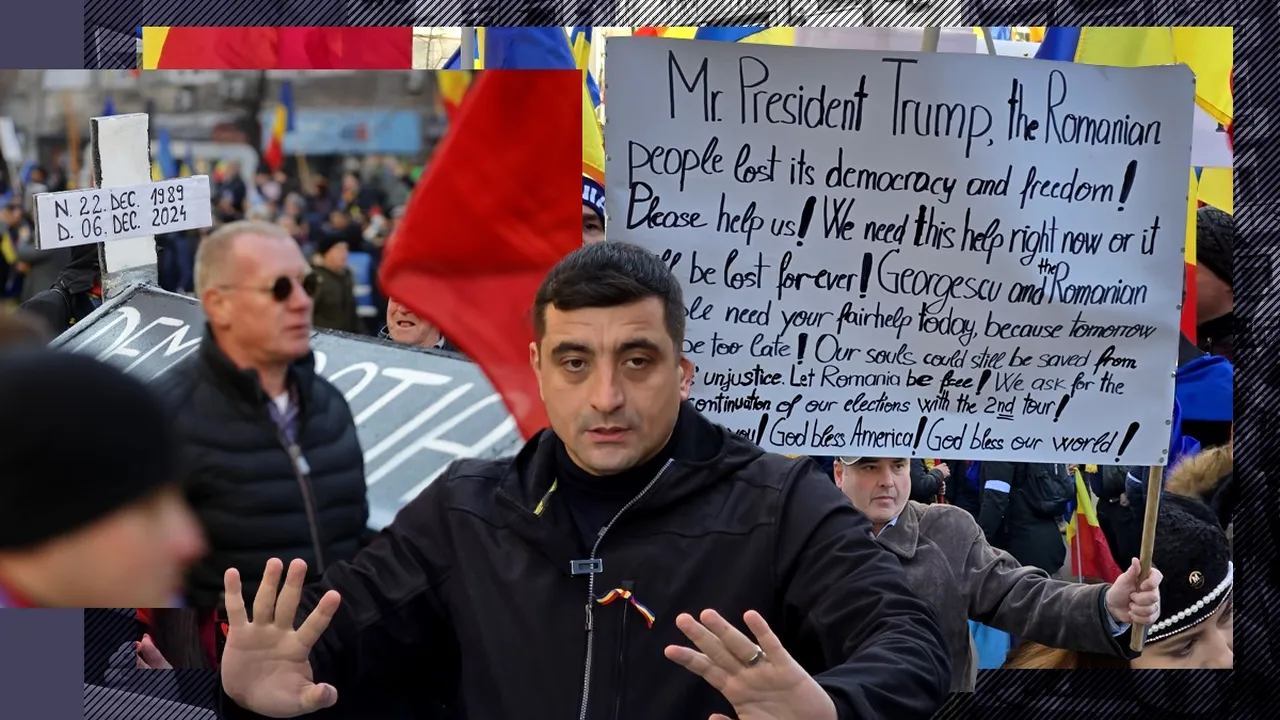 PROTESTUL AUR de pe străzile Capitalei s-a încheiat/ Horațiu Potra, săltat din mulțime/ Simion: Au fost 100.000 de participanți