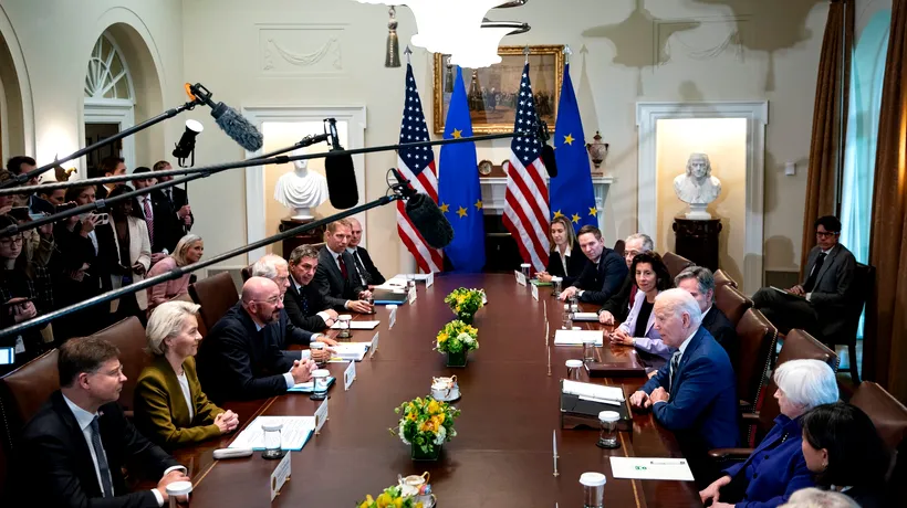 Summit UE-SUA | Charles Michel, Ursula von der Leyen și Joe Biden reafirmă angajamentele de avansare a relațiilor transatlantice și susțin R. Moldova