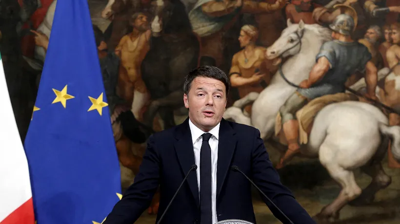 Matteo Renzi nu mai demisionează acum. Anunțul premierului italian după ce s-a întâlnit cu președintele