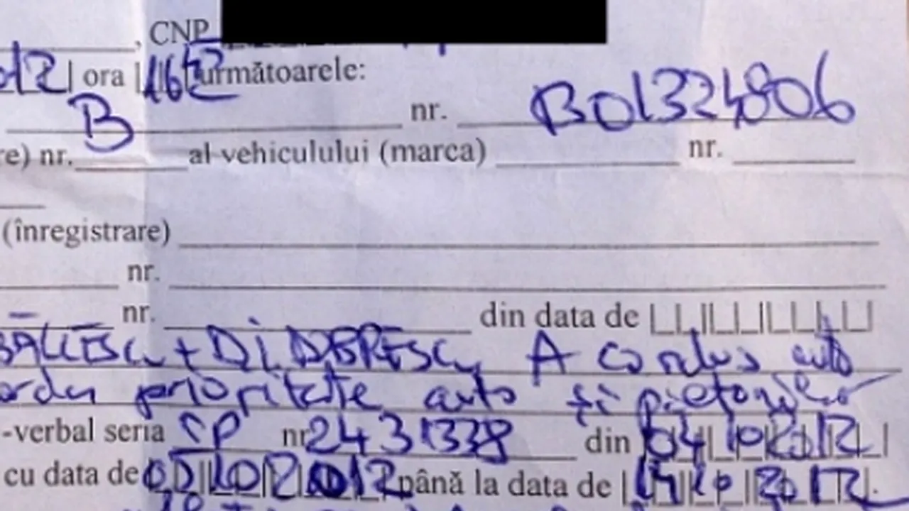 Alin Cocoș, rămas fără carnet de șofer. 