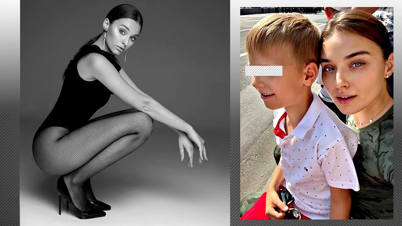 FOTO | Miss Ucraina a fugit din calea războiului cu băiețelul ei. „Bombele explodau deasupra noastră, peste tot”