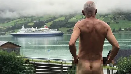 Un politician norvegian a protestat DEZBRĂCAT împotriva NAVELOR de croazieră