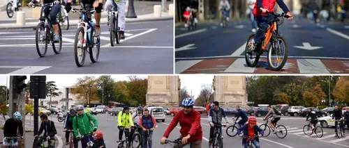 Biciclești 2014. Sâmbătă, 14 iunie, centrul Bucureștiului s-a deschis din nou pentru mișcare - FOTO