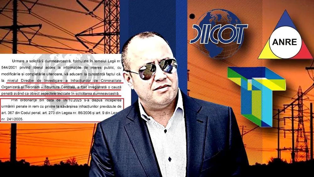 DIICOT declanșează urmărirea penală in rem după perchezițiile la TINMAR, iar DNA intră pe fir în scandalul „ANRE vs. băieții deștepți din Energie”, după ce instanța a anulat o amendă de 100 milioane lei
