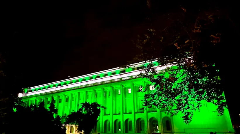 Palatul Victoria va fi iluminat în verde, culoare simbol a Zilei Mondiale a Sănătății Mintale