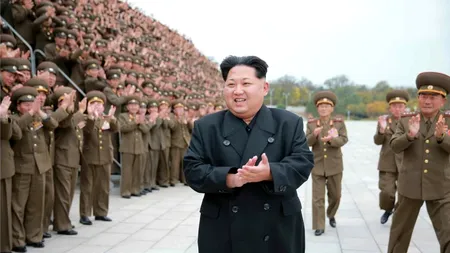 Pe pereții unei gări din Coreea de Nord cineva a scris „Kim Jong-Un este un nenorocit
