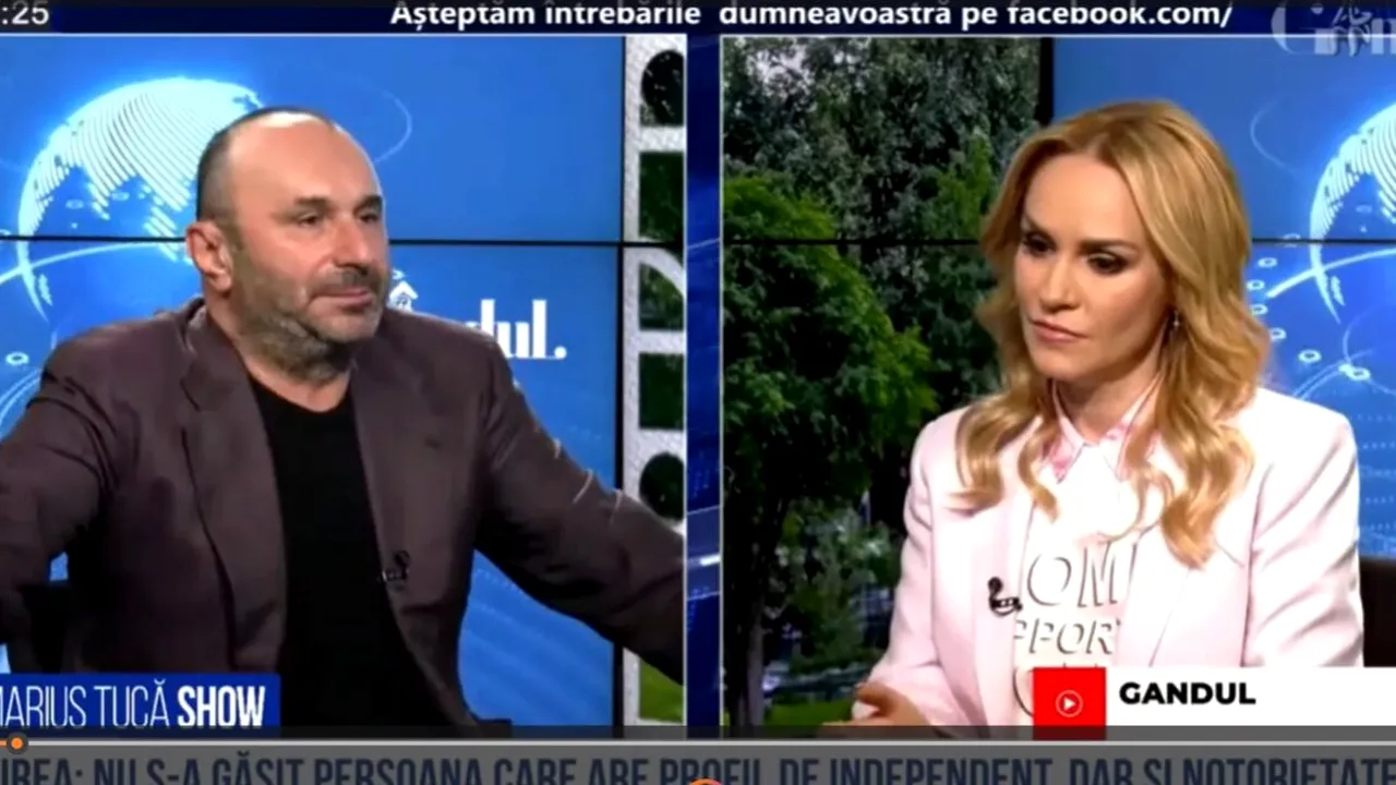 Gabriela FIREA dezvăluie, la MARIUS TUCĂ SHOW, cum îl va bate pe Nicușor Dan: ”Cu propriile arme!”