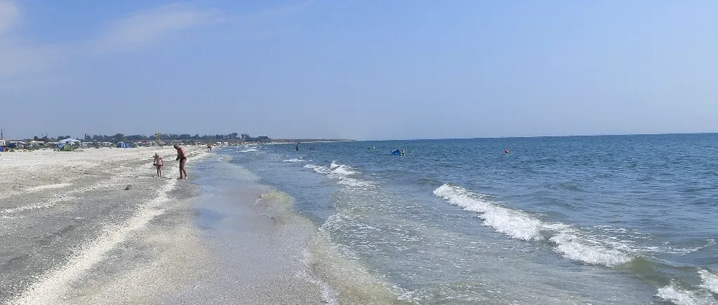 Bombă de aviație din al Doilea Război Mondial, găsită pe plajă la Eforie Sud. FOTO