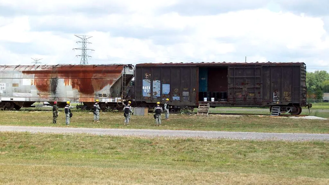 Încă un tren plin cu „MATERIALE PERICULOASE” a deraiat în SUA