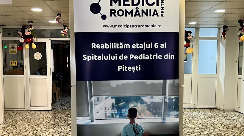 Asociația Medici pentru România anunță demararea lucrărilor de renovare ale etajului 6 din cadrul Spitalului de Pediatrie din Pitești