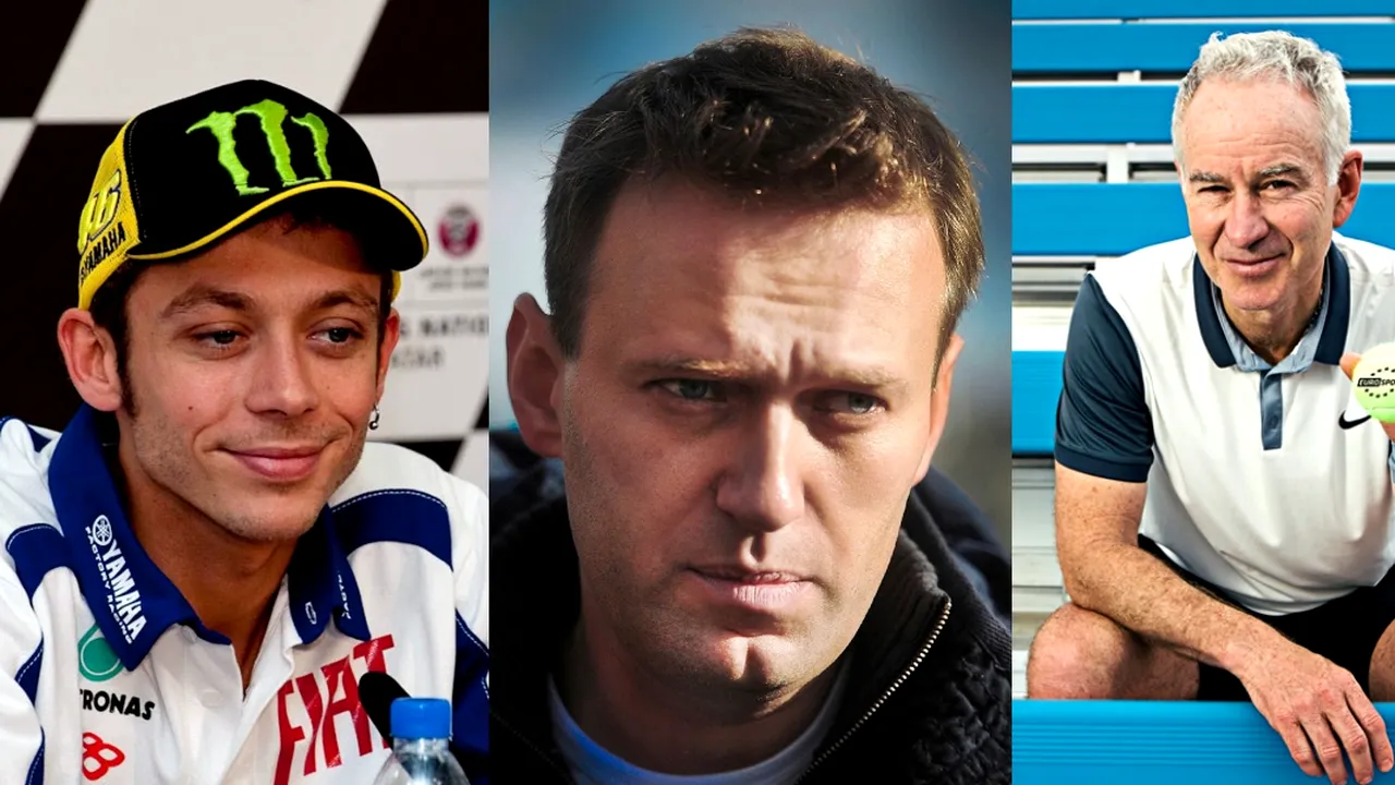 16 FEBRUARIE, calendarul zilei: John McEnroe împlinește 66 de ani, Valentino Rossi 46/ Un an de la decesul lui Aleksei Navalnîi