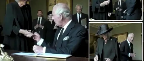 VIDEO | „Dumnezeule, urăsc stiloul ăsta” - Regele Charles al III-lea, scos din sărite de un instrument de scris, în timpul unei ceremonii în Irlanda de Nord
