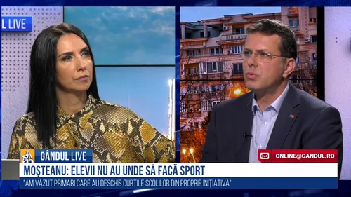 GÂNDUL LIVE. Ionuț Moșteanu, proiect de lege pentru deschiderea curților școlilor: „O obsesie veche de a mea. Copiii trebuie să facă sport. Eu joc baschet de 15 ani”