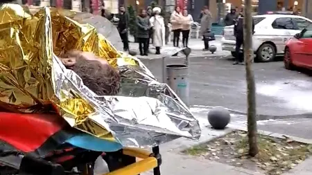 Un bărbat și-a dat foc în Piața Universității. A suferit arsuri pe 70% din suprafața corpului