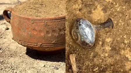Arheologii au făcut o descoperire uimitoare la Agigea Nord. Morminte și parcelări romane, în traseul modernizării feroviare din Portul Constanța