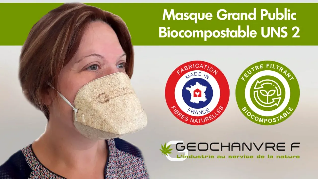 O companie produce măști din cânepă 100% compostabile: Mii de produse au fost deja comandate! - FOTO/VIDEO