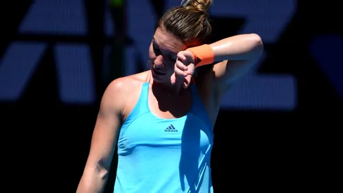 Simona Halep risca să fie sancționată după ce s-a ajutat de un procedeu considerat ilegal în timpul semifinalei cu Kerber