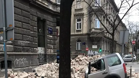 CUTREMUR  de 5,4 grade în Zagreb. Au fost produse pagube însemnate