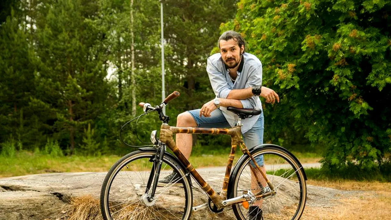 Demers inedit: Un clujean construiește manual biciclete din bambus, personalizate pentru clienți. Cum a început totul - FOTO