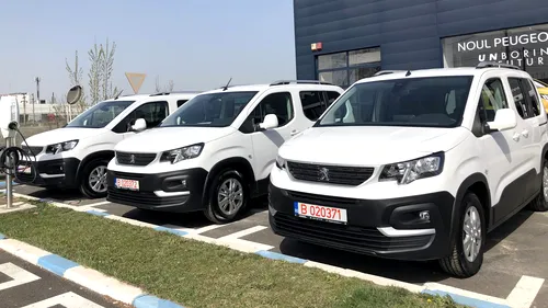 Trust Motors oferă trei autovehicule Peugeot Institutului Național de Boli Infecțioase „Prof. Dr. Matei Balș”