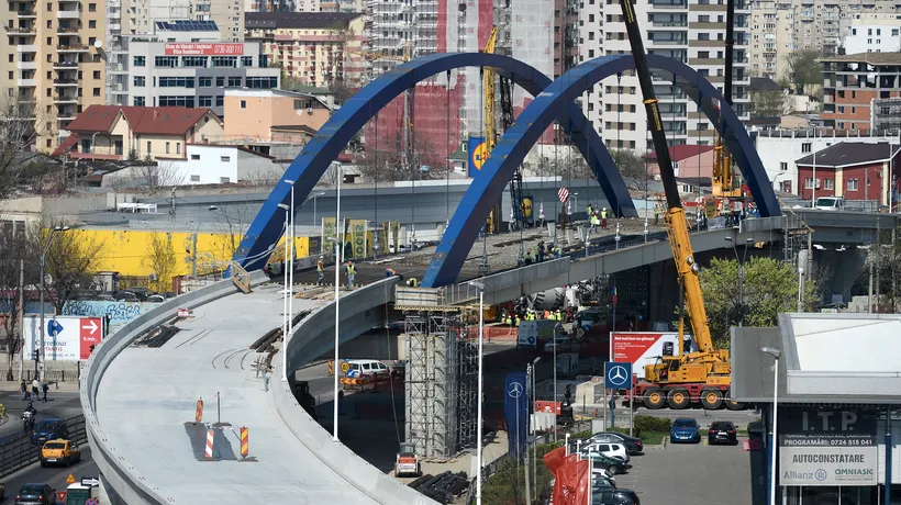 S-a deschis primul pod al pasajului Mihai Bravu-Splaiul Unirii - GALERIE FOTO