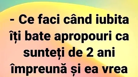 BANCUL ZILEI | Întrebări după 2 ani de relație