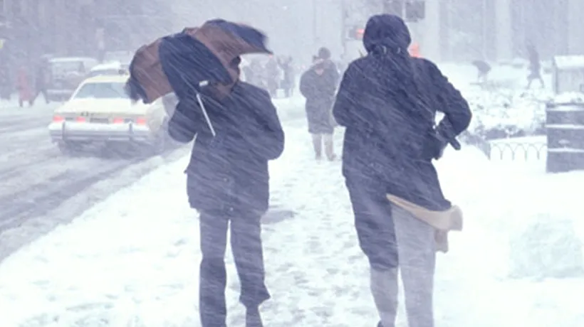 Europa de Est, PARALIZATĂ de furtuni de zăpadă și rafale violente de vânt