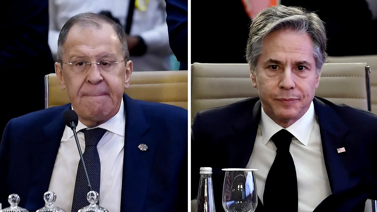 Summitul G20 de la New Delhi: A avut loc prima întâlnire dintre Anhony Blinken și Serghei Lavrov de la începutul RĂZBOIULUI