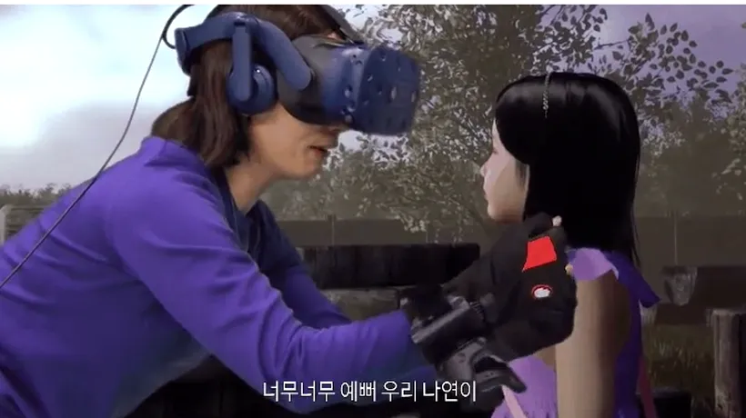 Momentul emoționant în care o mamă și-a întâlnit fiica decedată cu ajutorul realității virtuale - VIDEO