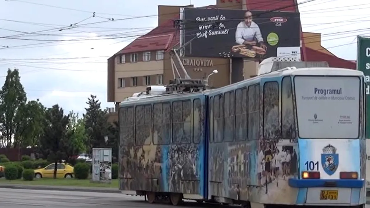 Craiova rămâne cu tramvaie vechi de trei decenii. Licitația pentru cumpărarea de tramvaie noi, anulată